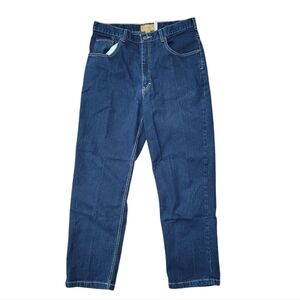 Genuine Blue Wolf Jeans By Haband 34M Straight Leg